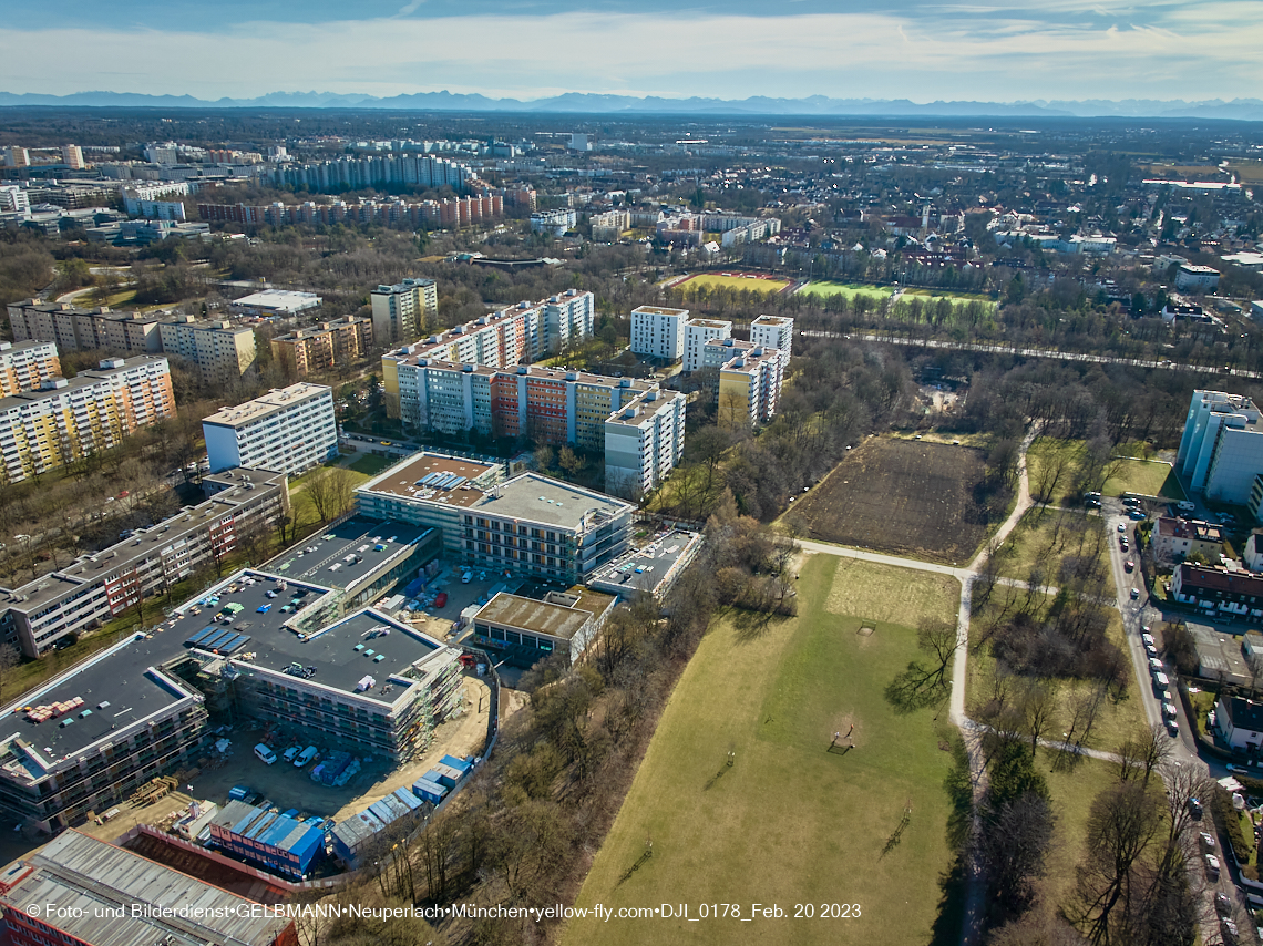 20.02.2023 -  Schulneubau am Strehleranger in Neuperlach